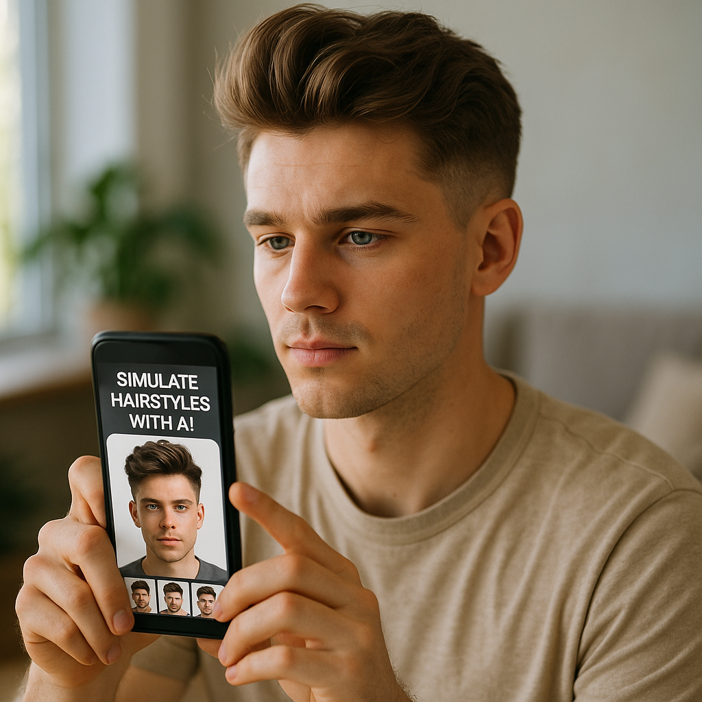 Simule Cortes de Cabelo e Penteados com IA Grátis