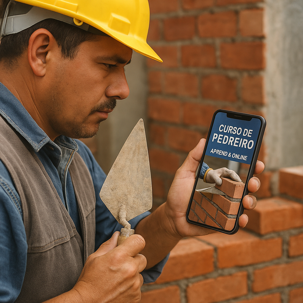 Curso de Pedreiro no Celular: Aprenda Online