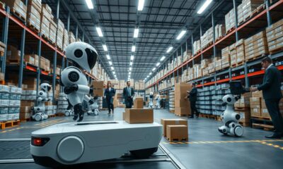Robótica na Logística: Como Máquinas Estão Transformando Armazéns e Entregas