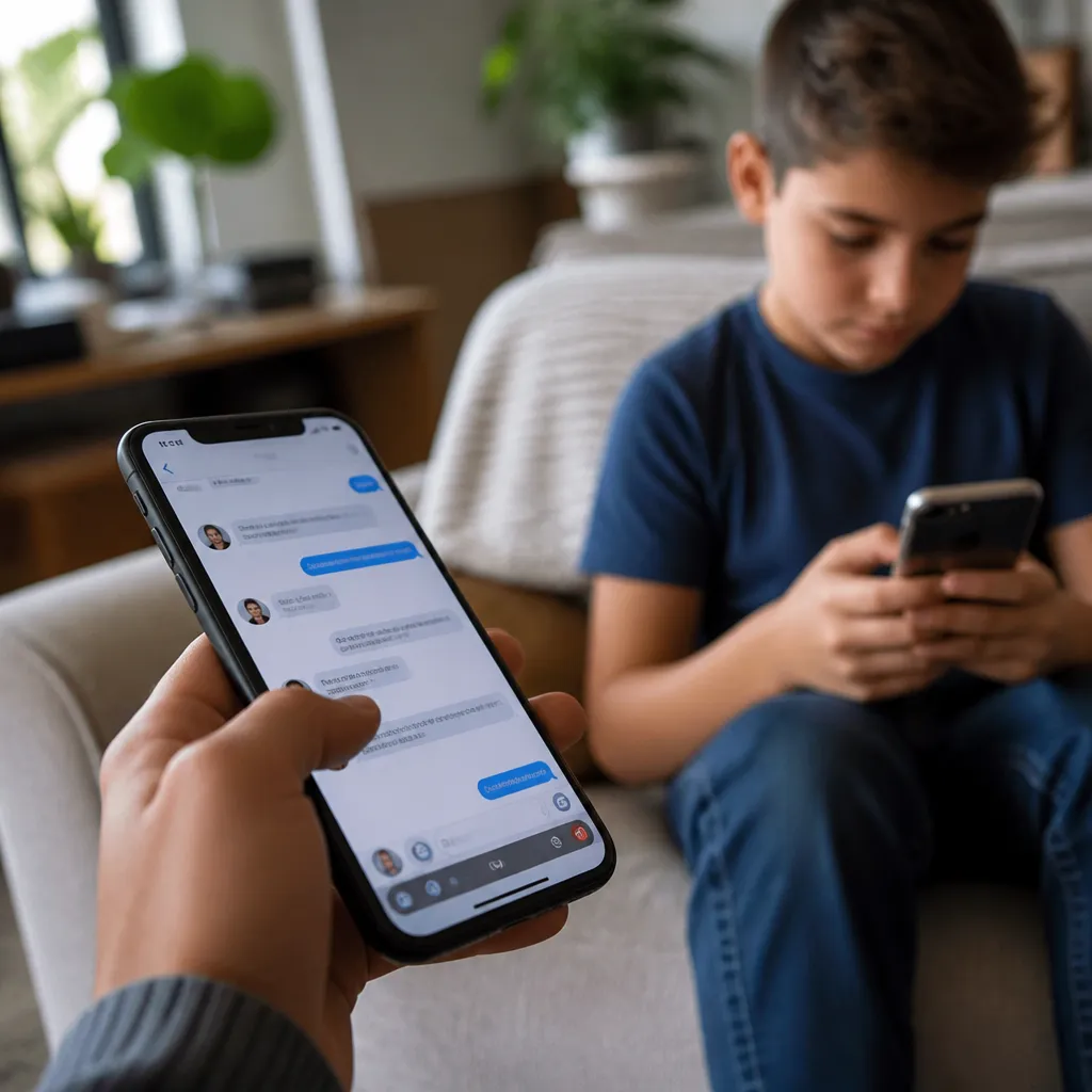 Aplicativo para Acompanhar Mensagens e Chamadas no iPhone da Criança