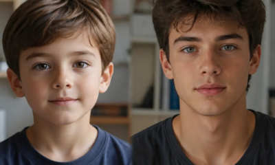 Como seu filho será em 15 anos com 1 foto