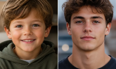IA Mostra como seu filho ficará com 20 anos de idade.