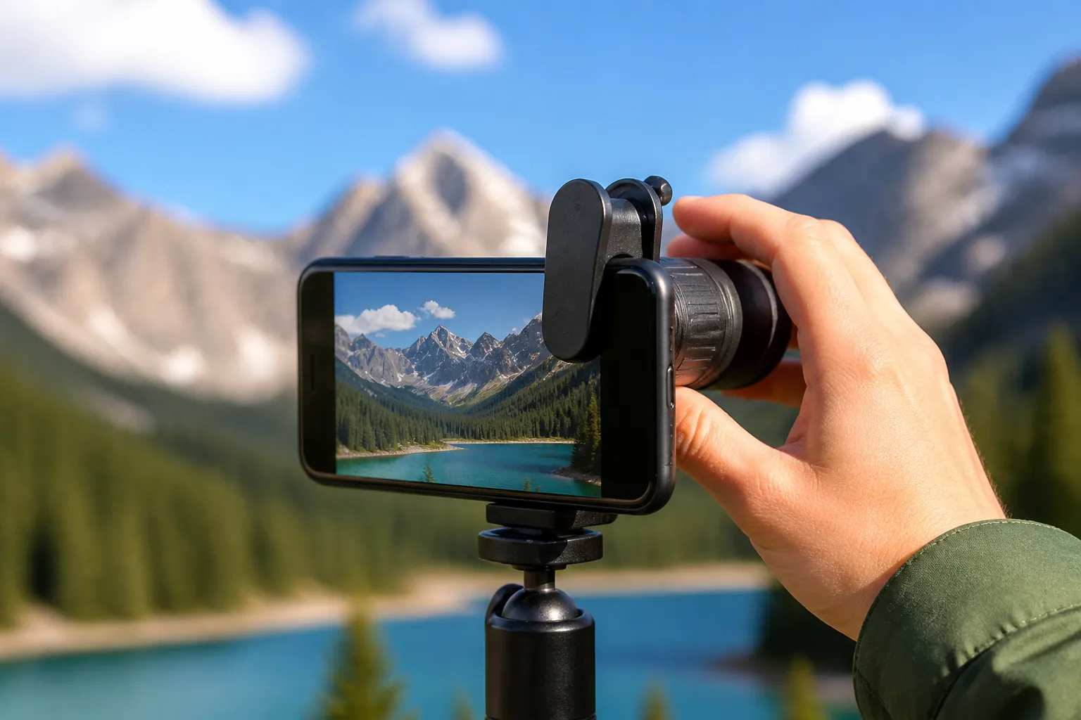 Vire seu celular num binóculos com zoom profissional agora