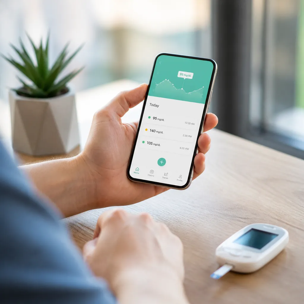 App de controle de glicose com registro automático de níveis