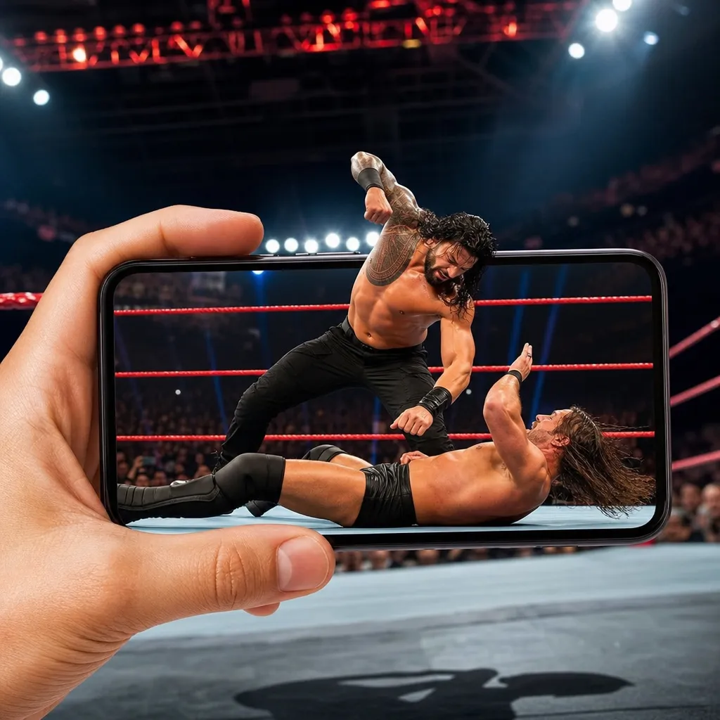 WWE 2026 no Android: Assista Todos os Combates em Tempo Real Agora