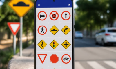 Aprenda todas as placas de trânsito com app para Android