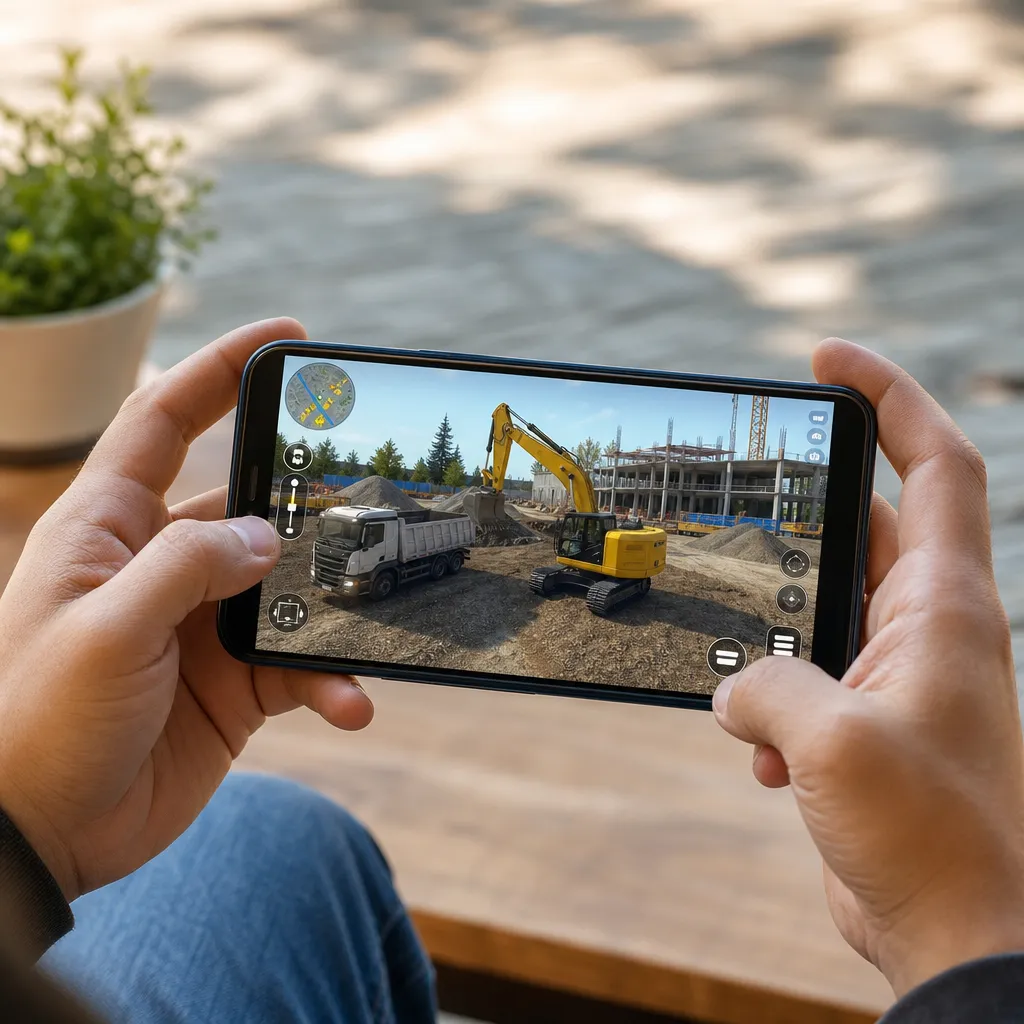 Máquinas pesadas no celular: conheça o Construction Simulator 3 Lite