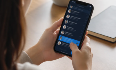 Aplicativo de mensagens privadas: notificações seguras e conversas organizadas.